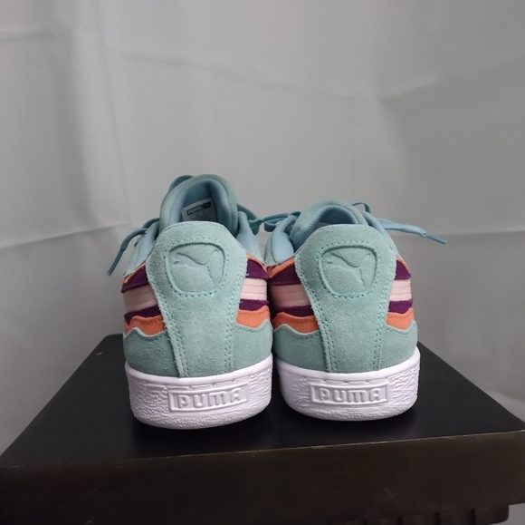 Puma suede's multi color size 12 - Picture 3 of 5
